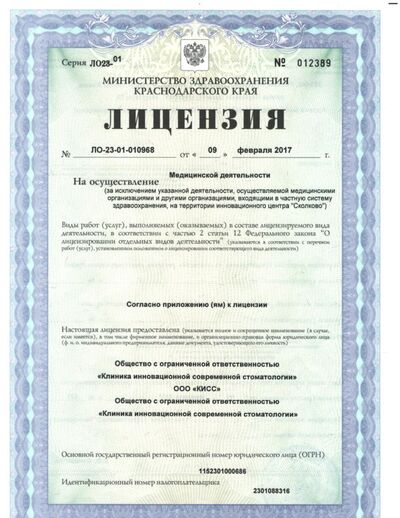 Лицензия